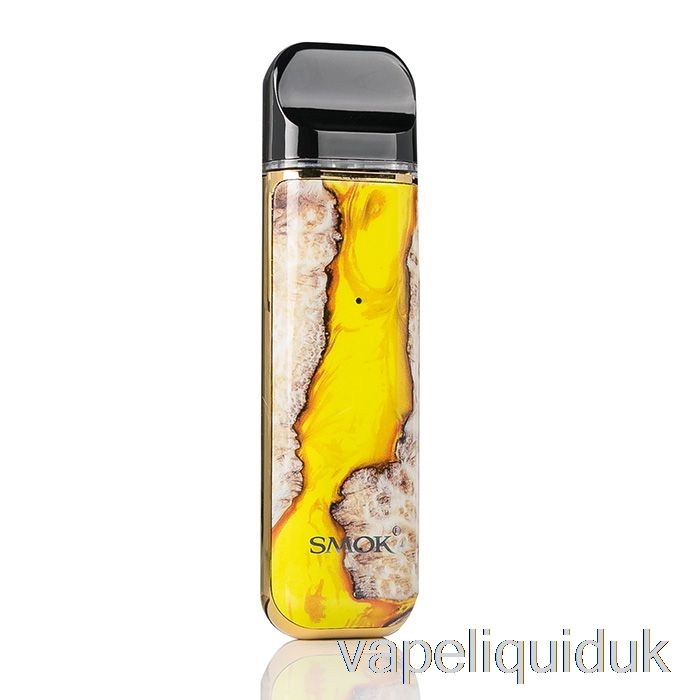 SMOK NOVO 2 25W Pod System Yellow Stabilizing Wood Vape Juice